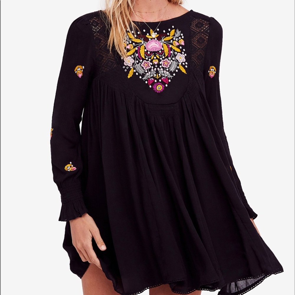 Free People Mohave Embroidered dress